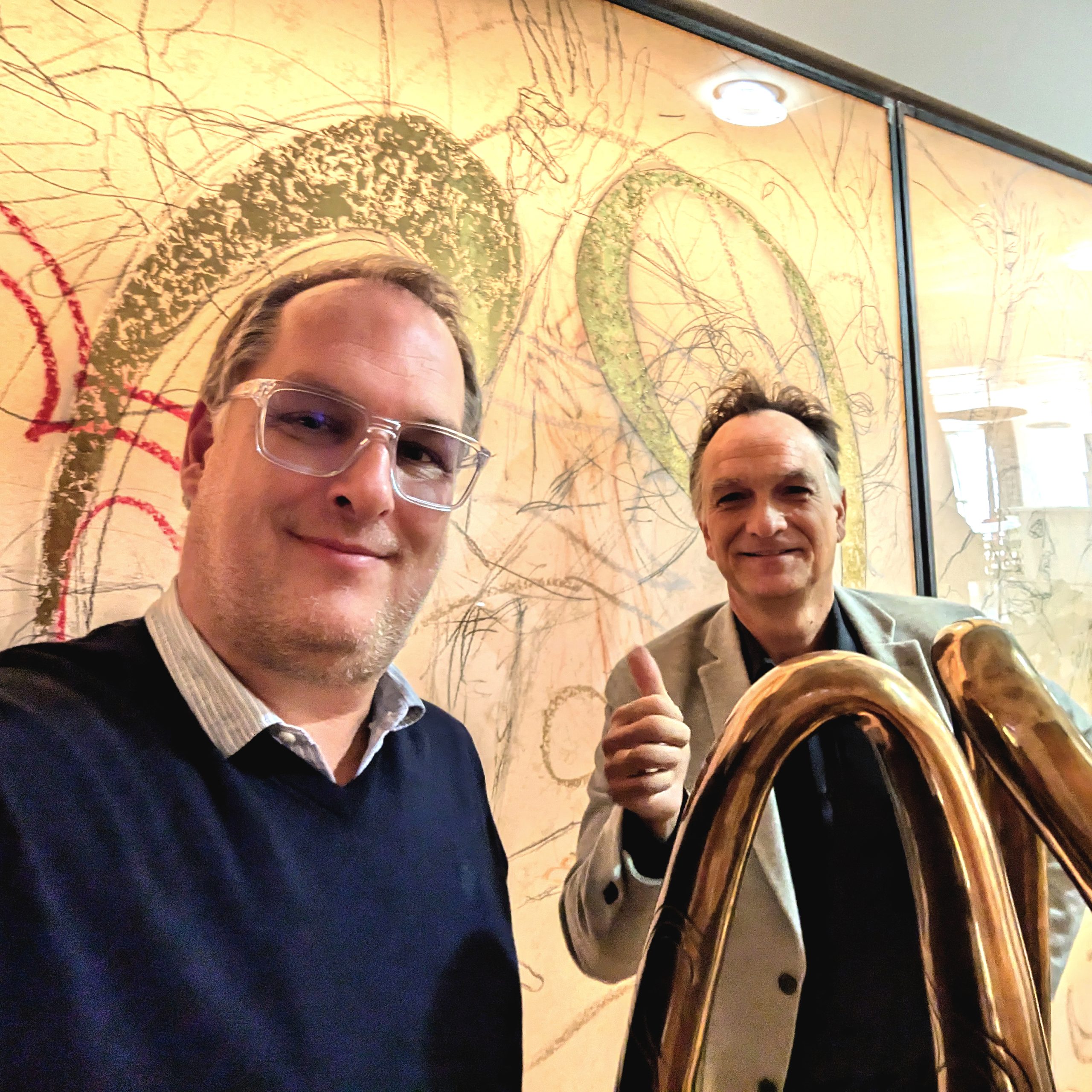 Michael (Zero Project) und Peter Pichler (SPECIAL PEOPLE) im Haus der Philanthropie in Wien bei Zero Project